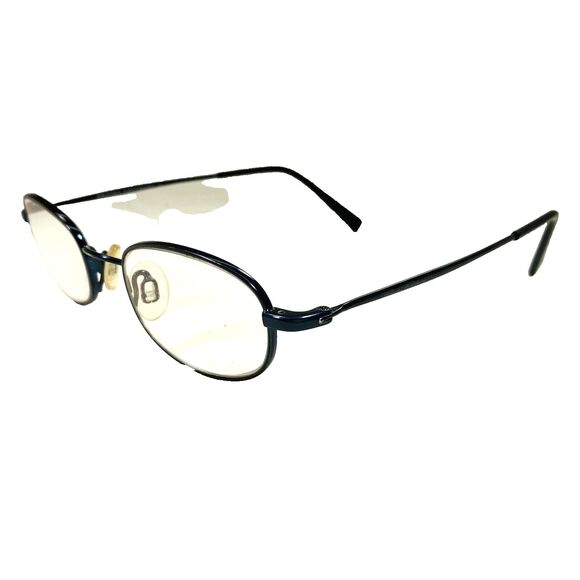 Brooks Brothers Frames Eyeglasses Oval Metal Black 3003 Hippie Y2K 43-18-130 - Picture 8 of 15